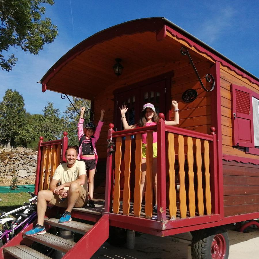 Les Roulottes De La Ferme Des Chanaux Saint-Julien-d'Ance Екстериор снимка